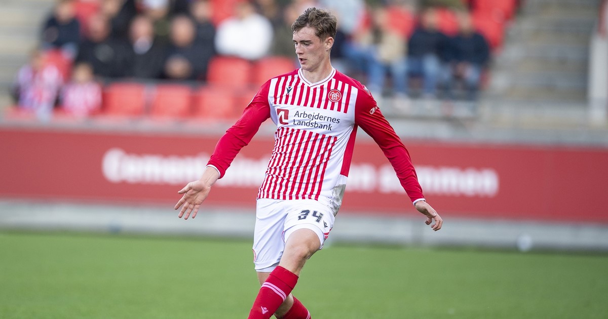 Vier AaB-Spieler gestern im Einsatz der Nationalmannschaft