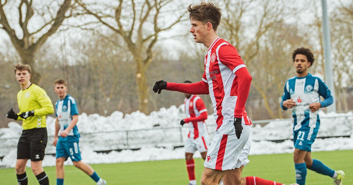 Møller gewinnt das Spiel gegen Thisted FC